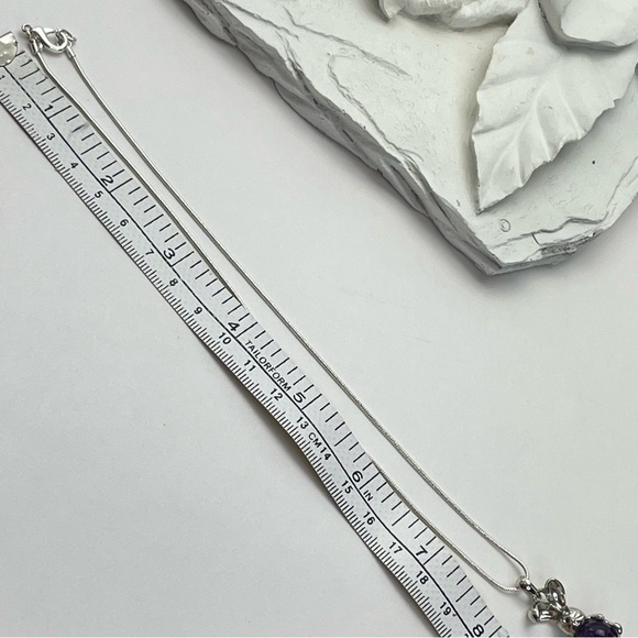 AMETHYST Belly Bunny Necklace - Picture 7 of 10